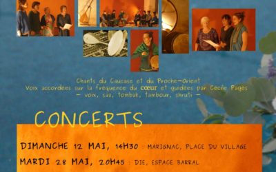 Concert : Entre Mers chantera le mardi 28 mai à 20h45 à la Salle Forum de l’Espace Barral!
