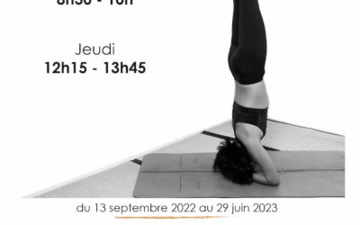 Hatha-Raja Yoga : le calendrier jusqu’en décembre 2022