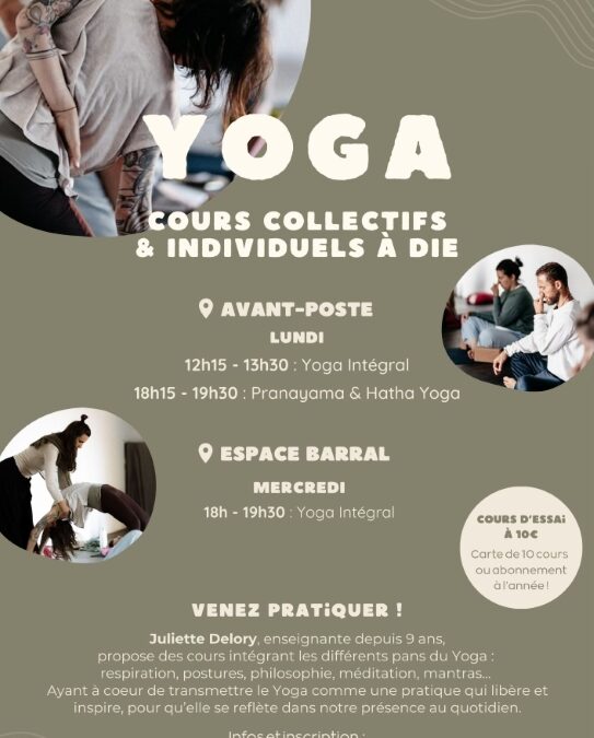 REPRISE DES COURS DE YOGA INTEGRAL